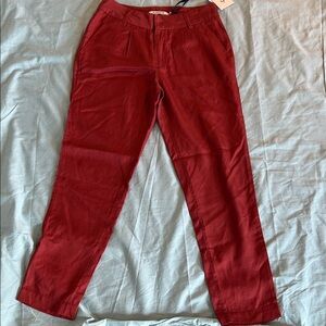 Nanette Lepore Men's Deep Red Chinos